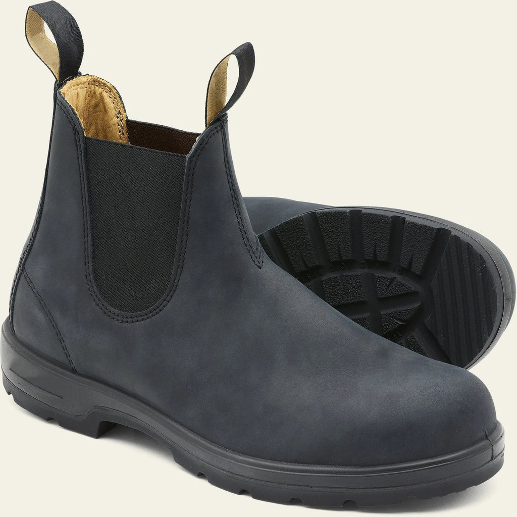 Vintage Chelsea boots artificial PU leather ankle boots with low heel and round toe in black brown grey colours