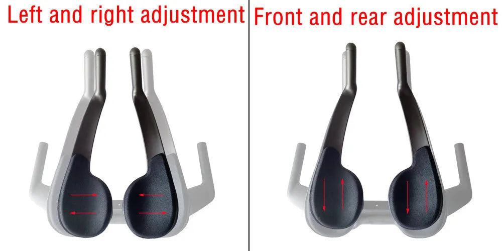 Black carbon fibre time trial bicycle handlebar with aerobar extensions, shown from the side.