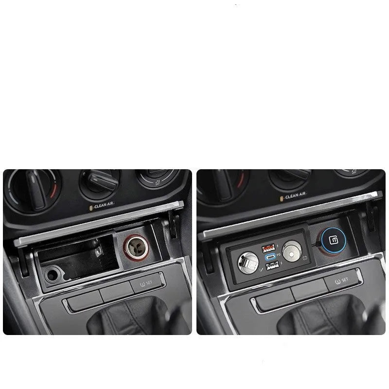 Volkswagen car charger with QC3.0 fast charging for Lavida Pola Weiling vehicles