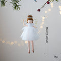 Pink or white cloth plush ballet girl angel doll pendant toy with modern simplicity style