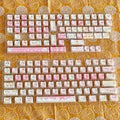 Meow Meow Team anime cat girl design 141-piece mechanical keyboard keycap set with five-sided sublimation printing.