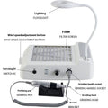 White four-in-one nail grinder polishing machine with vacuum function and international voltage options