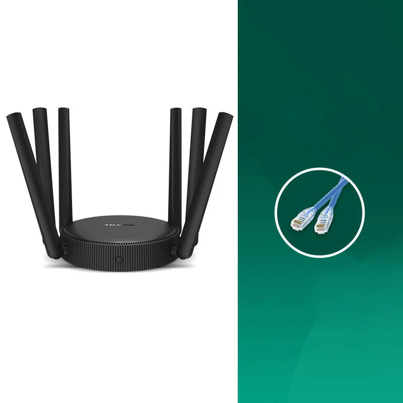 AC1900 Gigabit wireless router with easy display showing network status indicators